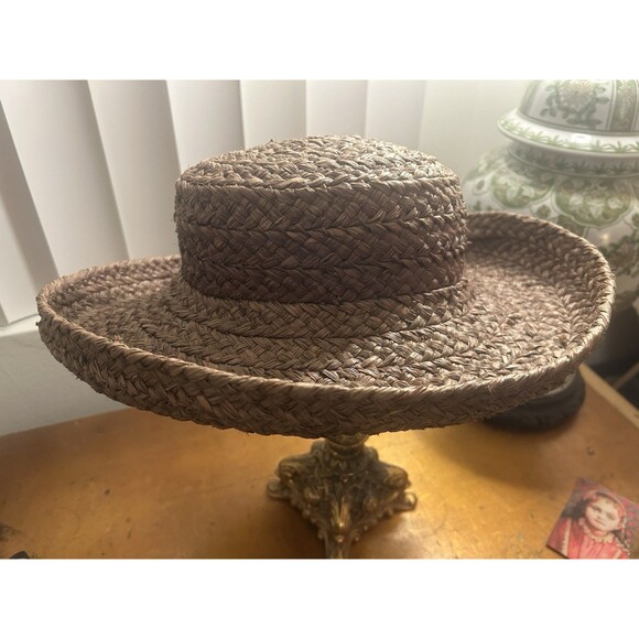 Helen Kaminski Australia Raffia Straw Sun Hat Womens One Size Classic Brown main image 8
